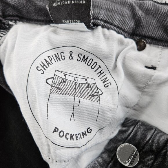 Buckle Black Jeans Womens 30x27 Gray Mid Rise Ankle Skinny Stretch‎ - Picture 6 of 16